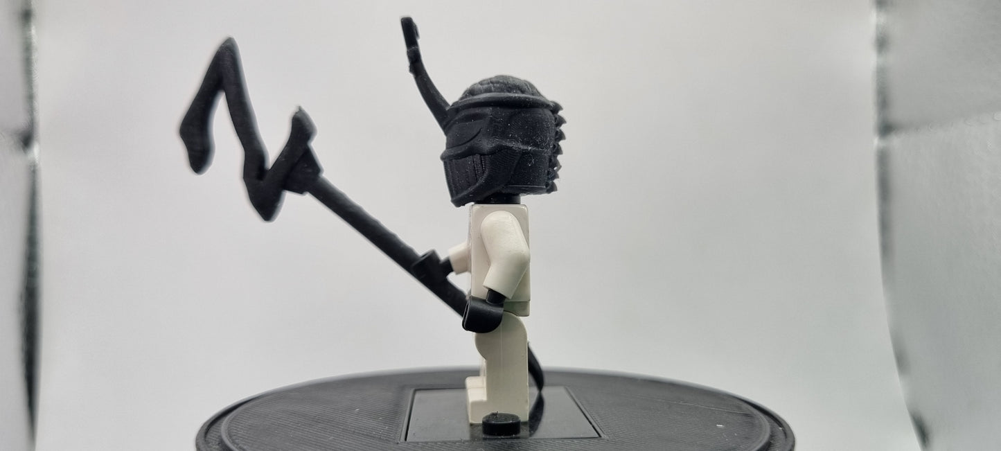 Building toy custom 3D printed rangers Z villain!