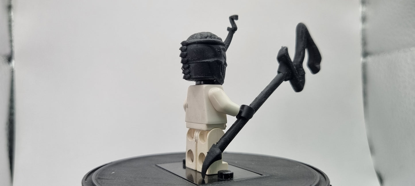 Building toy custom 3D printed rangers Z villain!