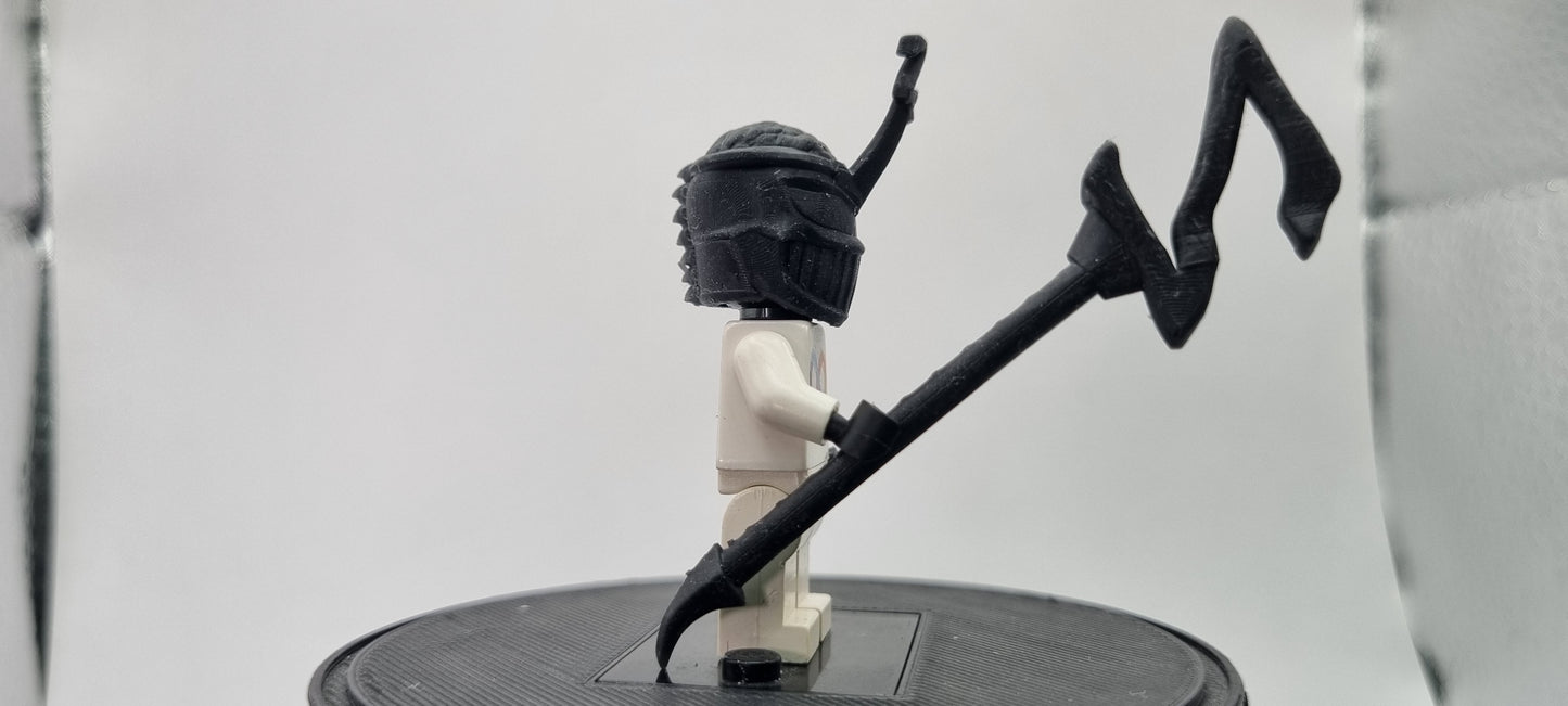 Building toy custom 3D printed rangers Z villain!