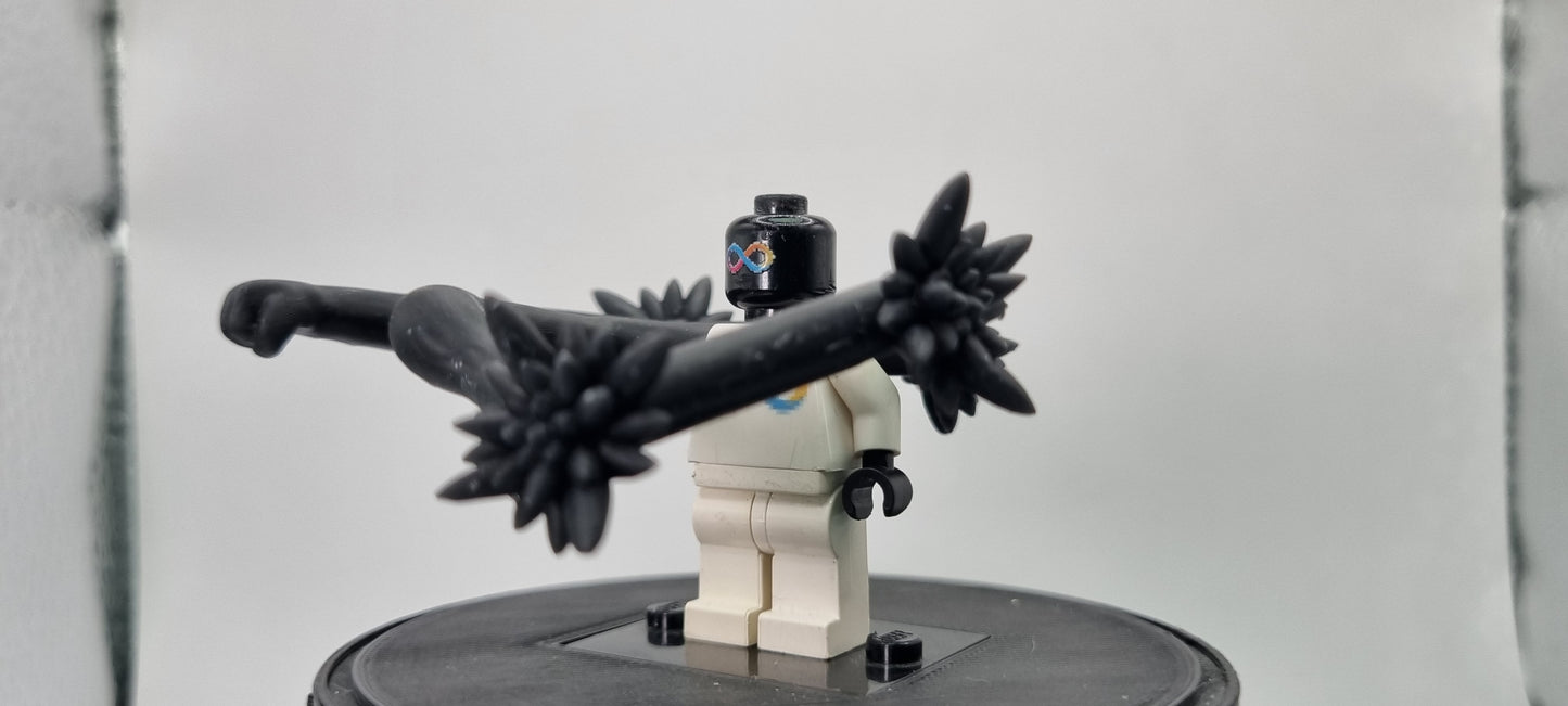 Building toy custom 3D printed rubber pirate bouncing arm!