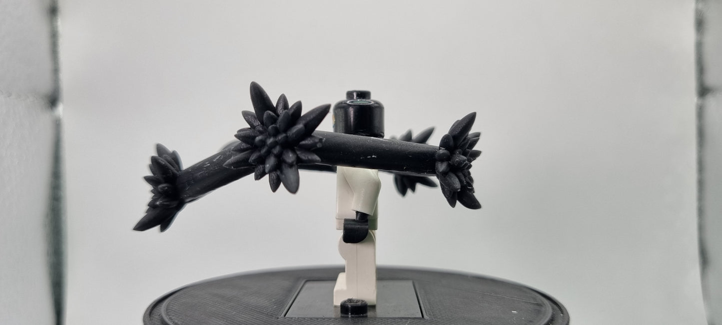 Building toy custom 3D printed rubber pirate bouncing arm!