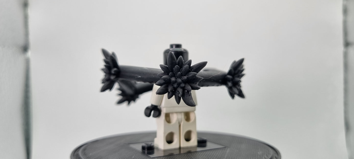 Building toy custom 3D printed rubber pirate bouncing arm!