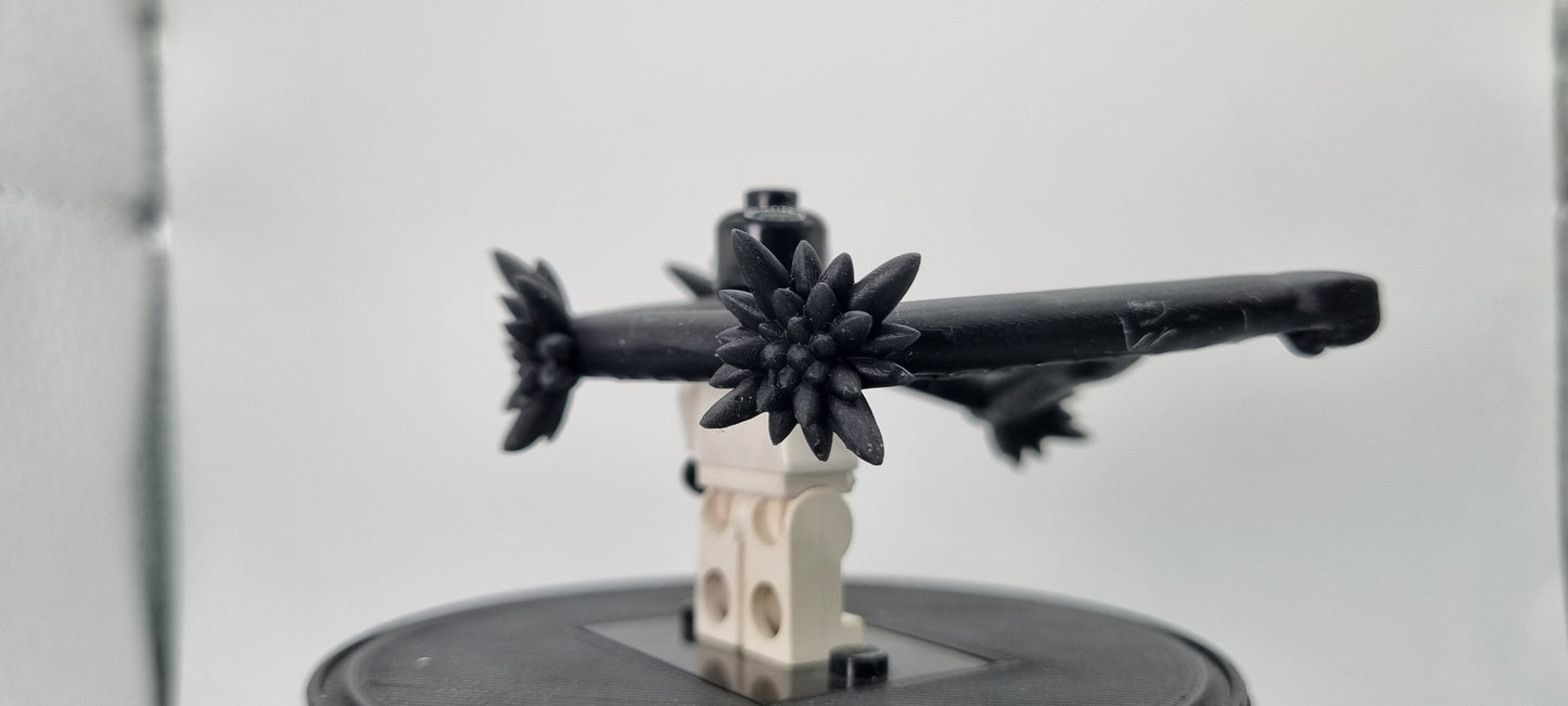 Building toy custom 3D printed rubber pirate bouncing arm!
