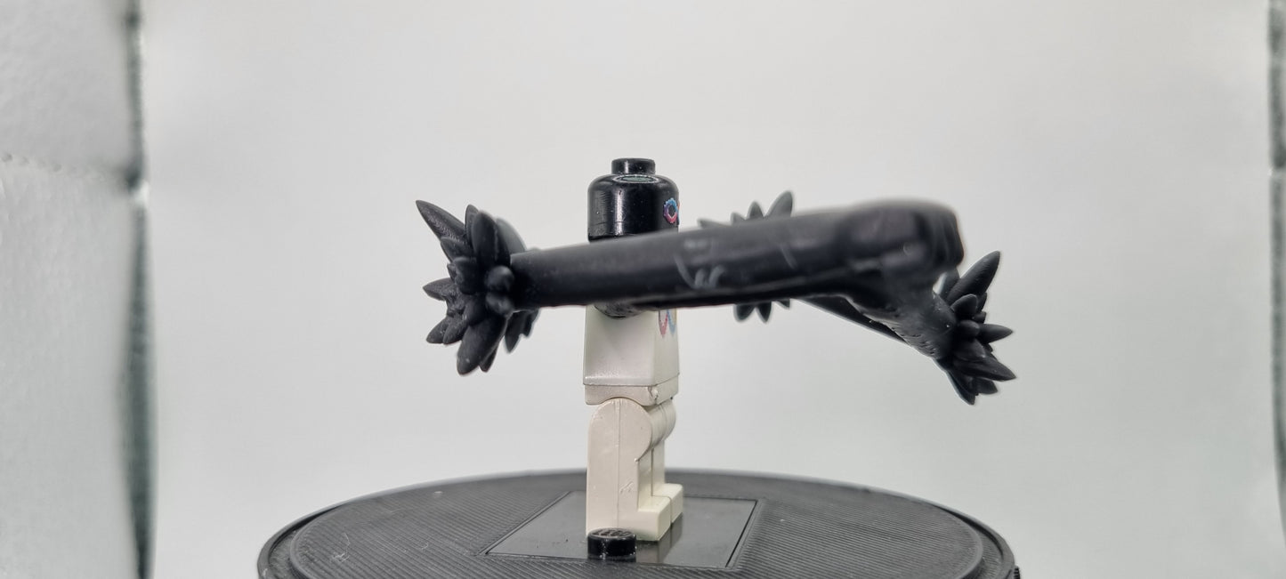 Building toy custom 3D printed rubber pirate bouncing arm!