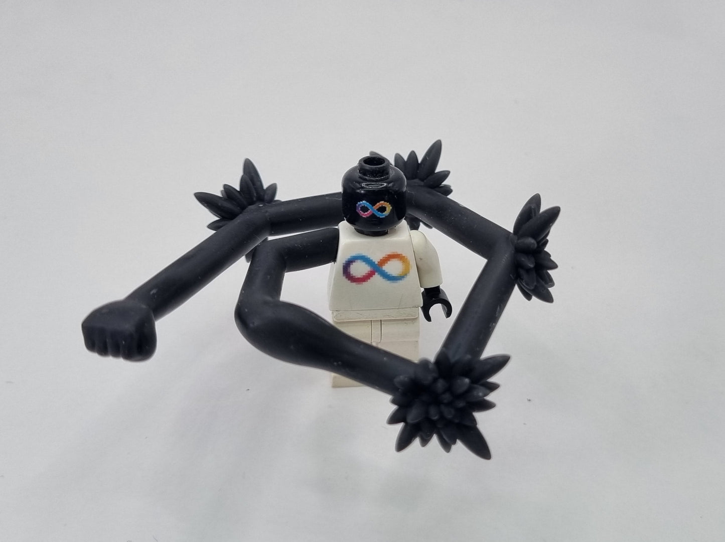 Building toy custom 3D printed rubber pirate bouncing arm!