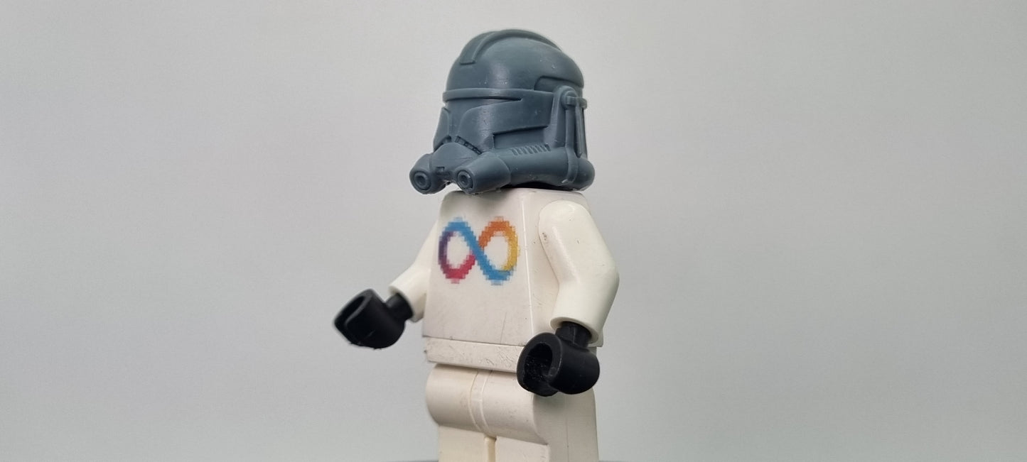 Building toy custom 3D printed galaxy wars second phase helmet printed in high resolution 12k!