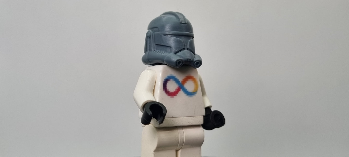 Building toy custom 3D printed galaxy wars second phase helmet printed in high resolution 12k!