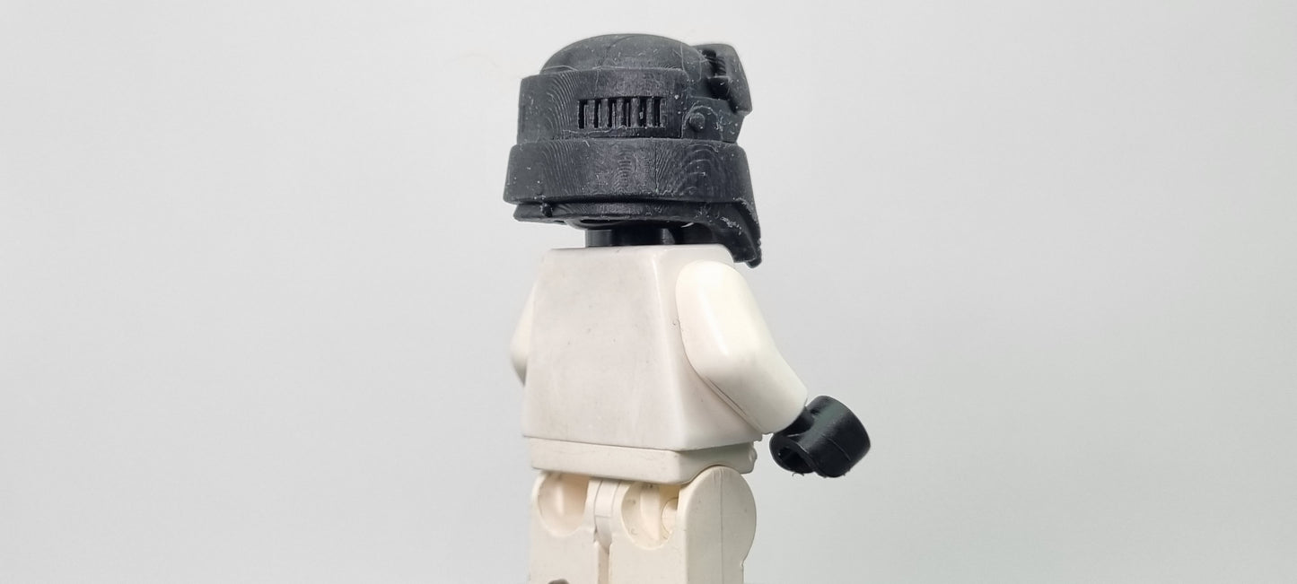 Building toy custom 3D printed galaxy wars beach helmet!