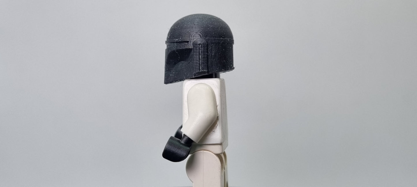 Building toy custom 3D printed galaxy wars wider normal bucket helmet!