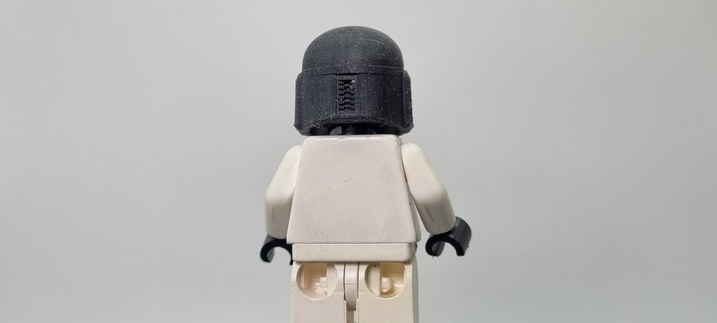 Building toy custom 3D printed galaxy wars wider normal bucket helmet!