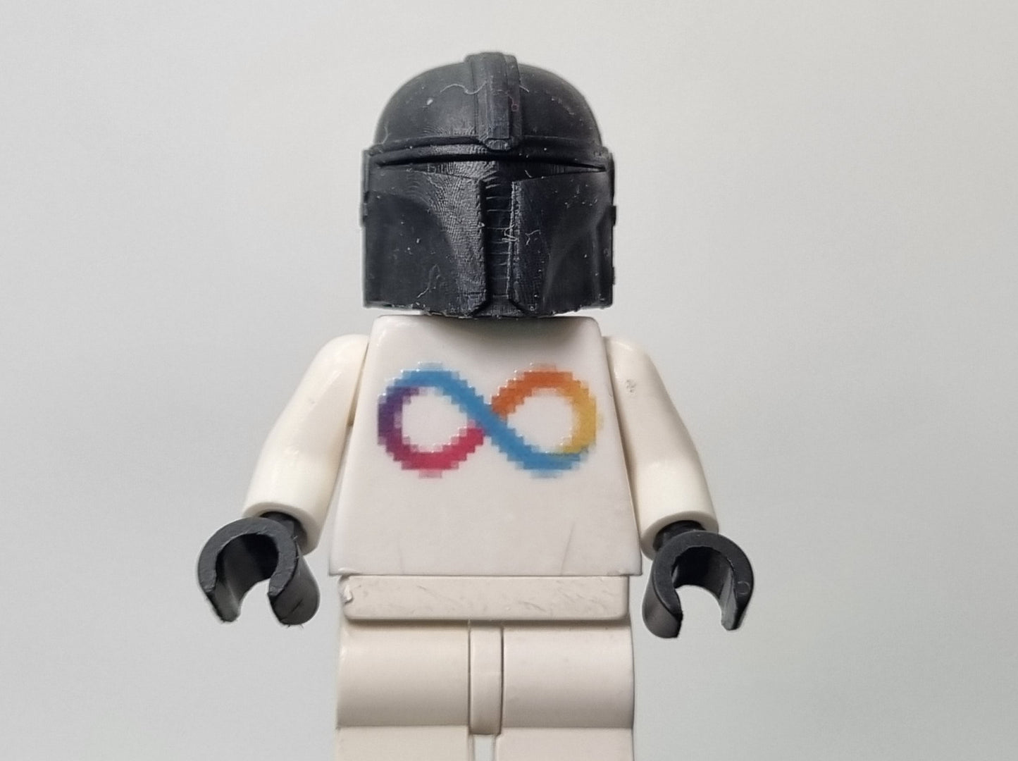 Building toy custom 3D printed galaxy wars bucket with singhle line on the top!