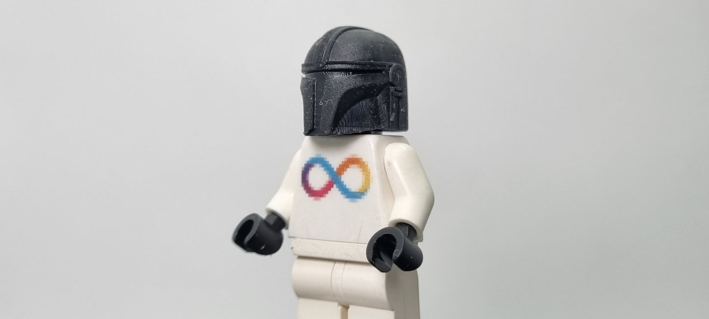 Building toy custom 3D printed galaxy wars bucket with singhle line on the top!