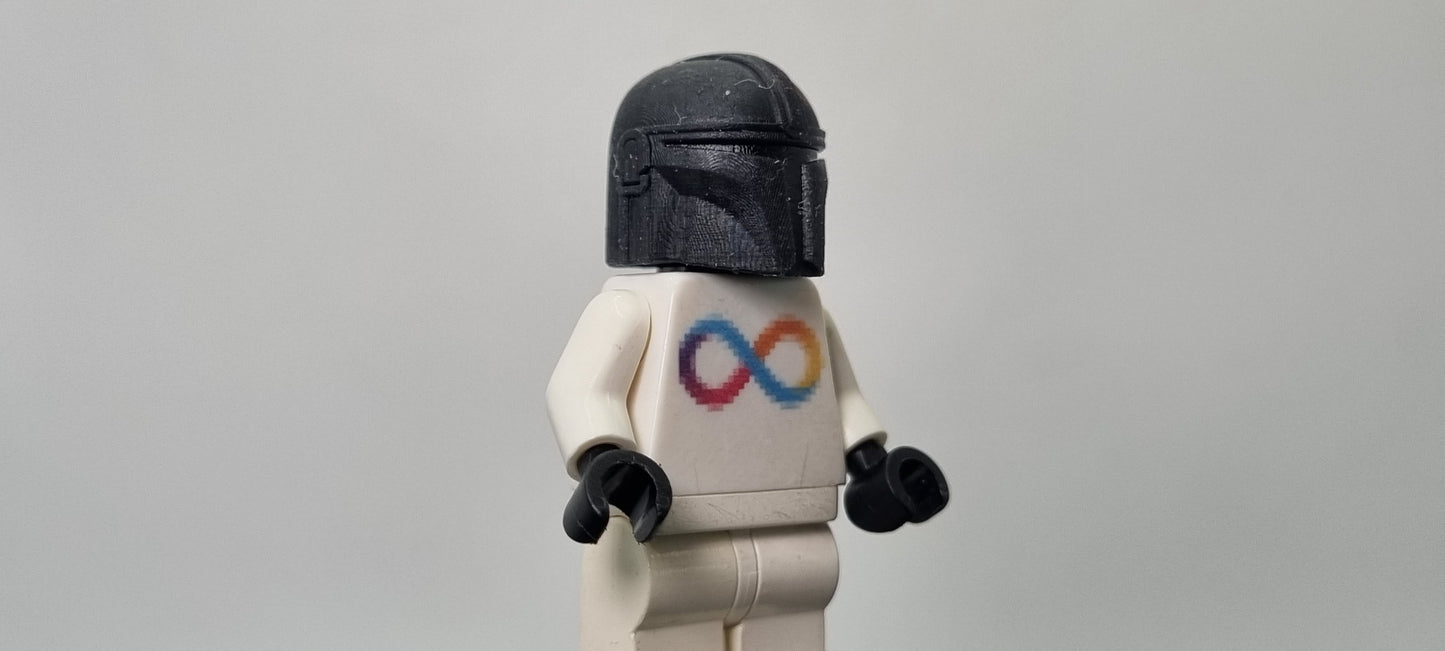 Building toy custom 3D printed galaxy wars bucket with singhle line on the top!