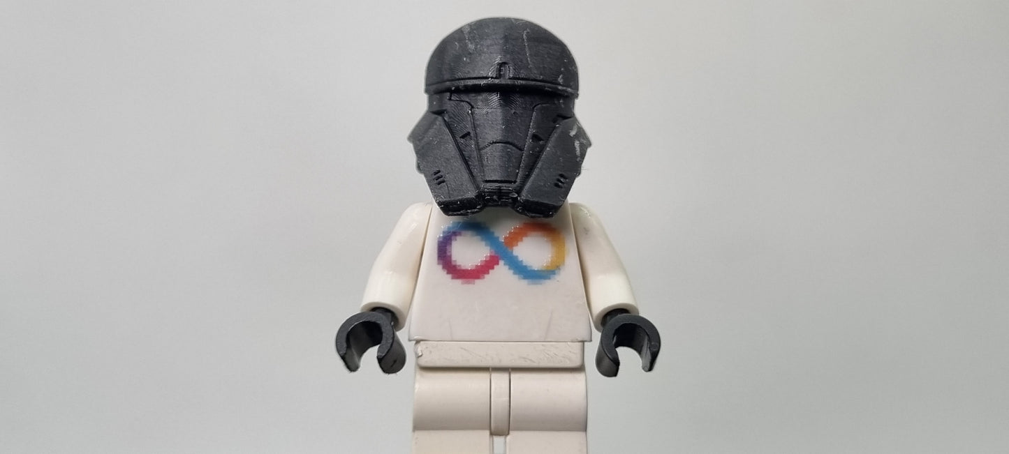 Building toy custom 3D printed galaxy wars tank driver helmet!