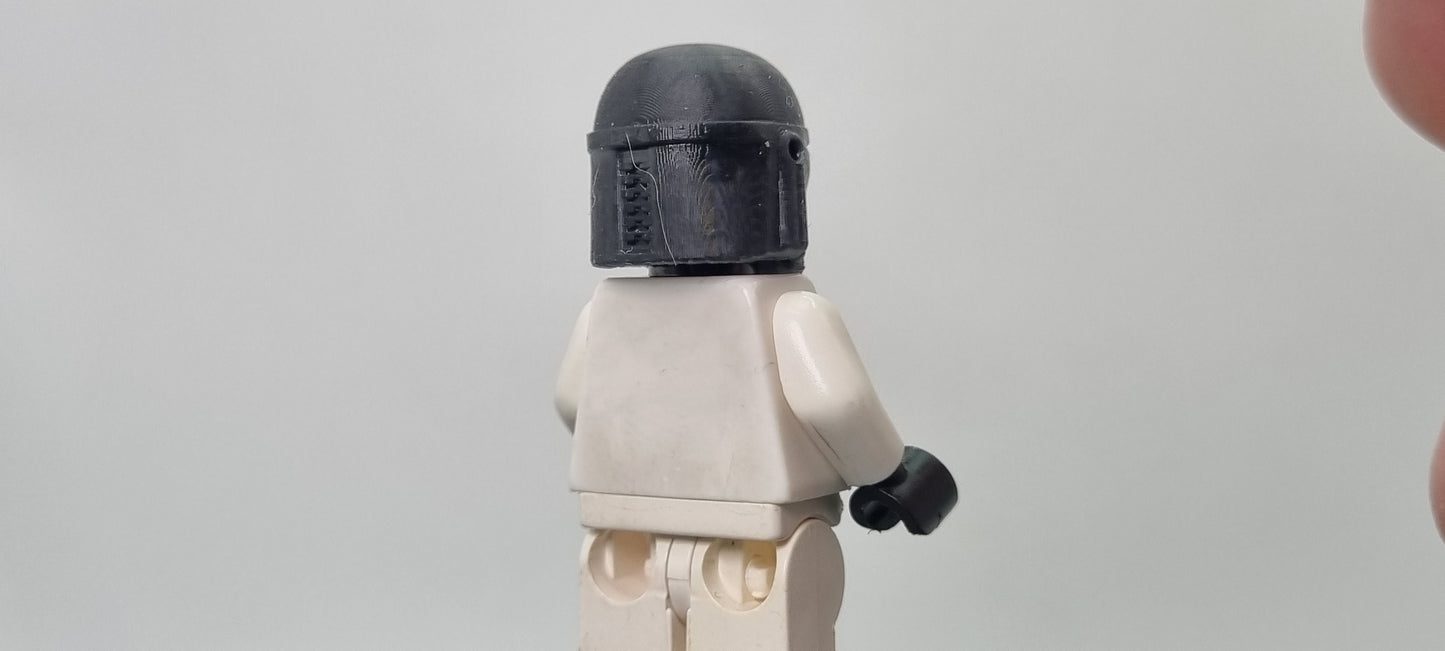 Building toy custom 3D printed galaxy wars normal bucket helmet!
