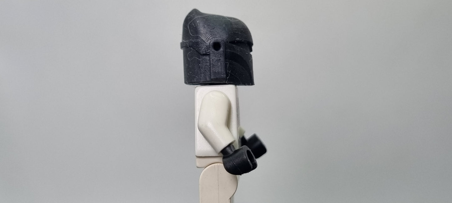 Building toy custom 3D printed galaxy wars owl bucket helmet!