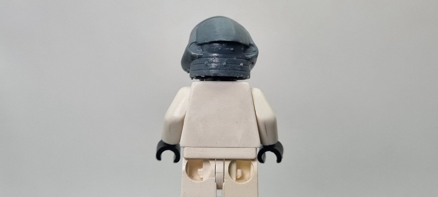 Building toy custom 3D printed galaxy wars classic good side helmet! Printed in high resolution 12k!
