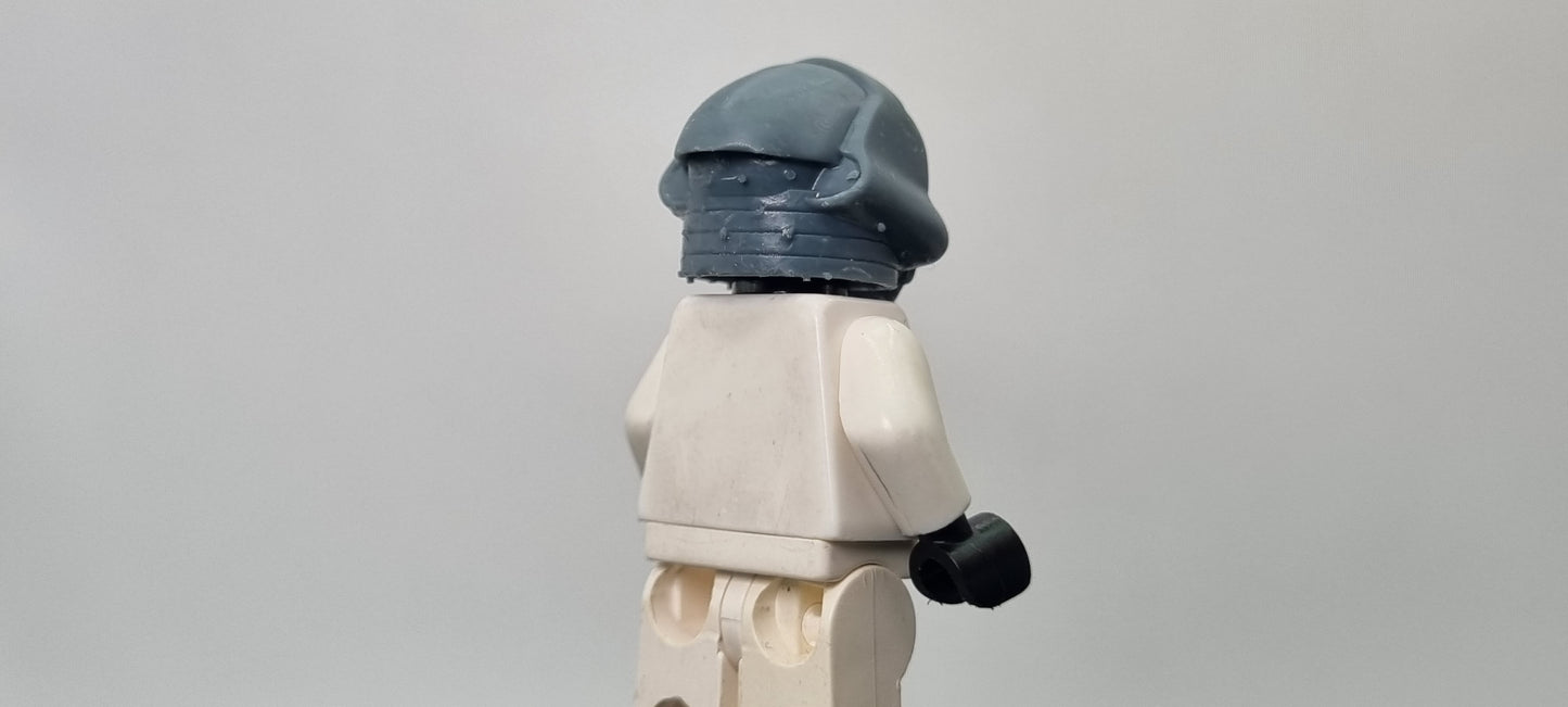 Building toy custom 3D printed galaxy wars classic good side helmet! Printed in high resolution 12k!