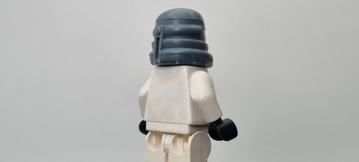 Building toy custom 3D printed galaxy wars air trooper helmet! Printed in high resolution 12k!