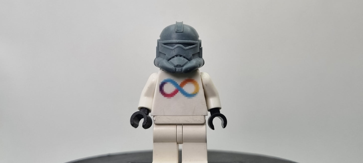 Building toy custom 3D printed galaxy wars wolve helmet!