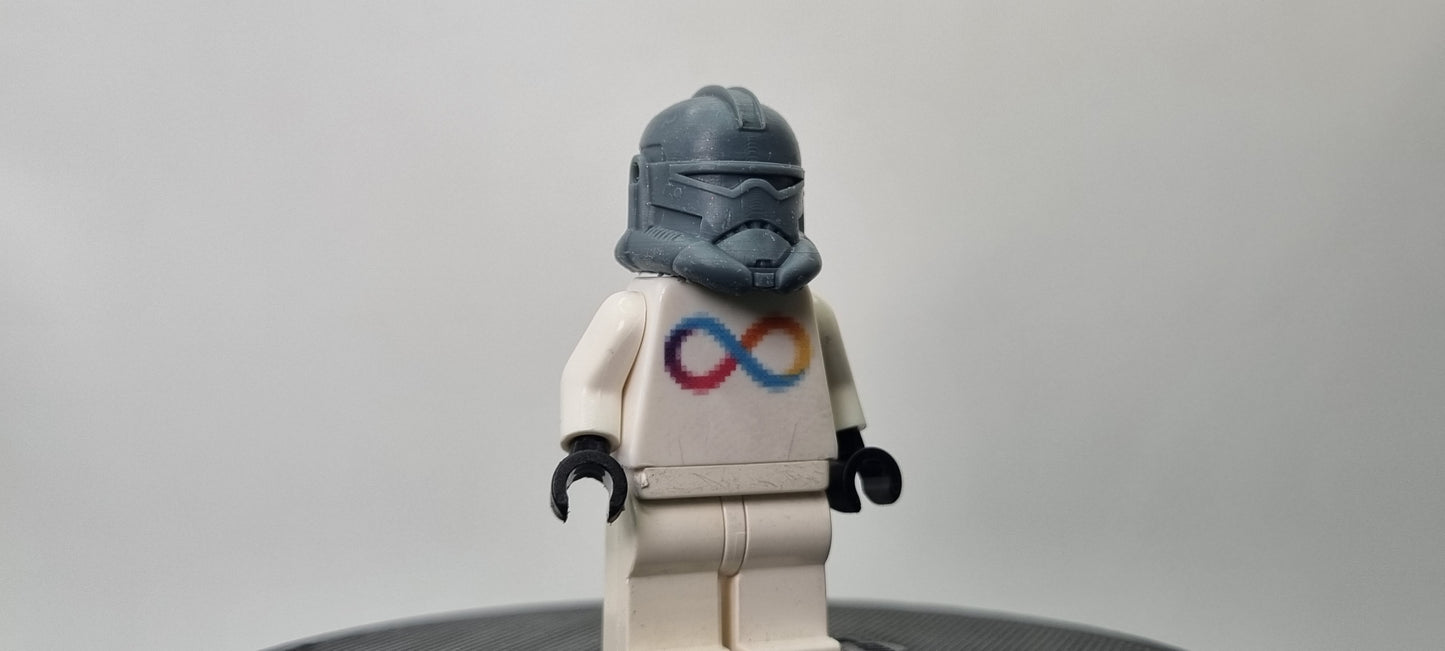 Building toy custom 3D printed galaxy wars wolve helmet!