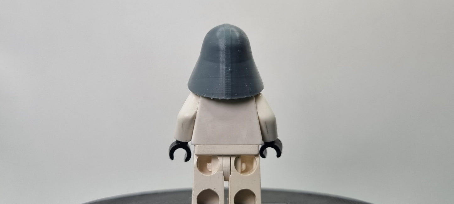 Building toy custom 3D printed galaxy wars the dark lord broken helmet! Printed in high resolution 12k!