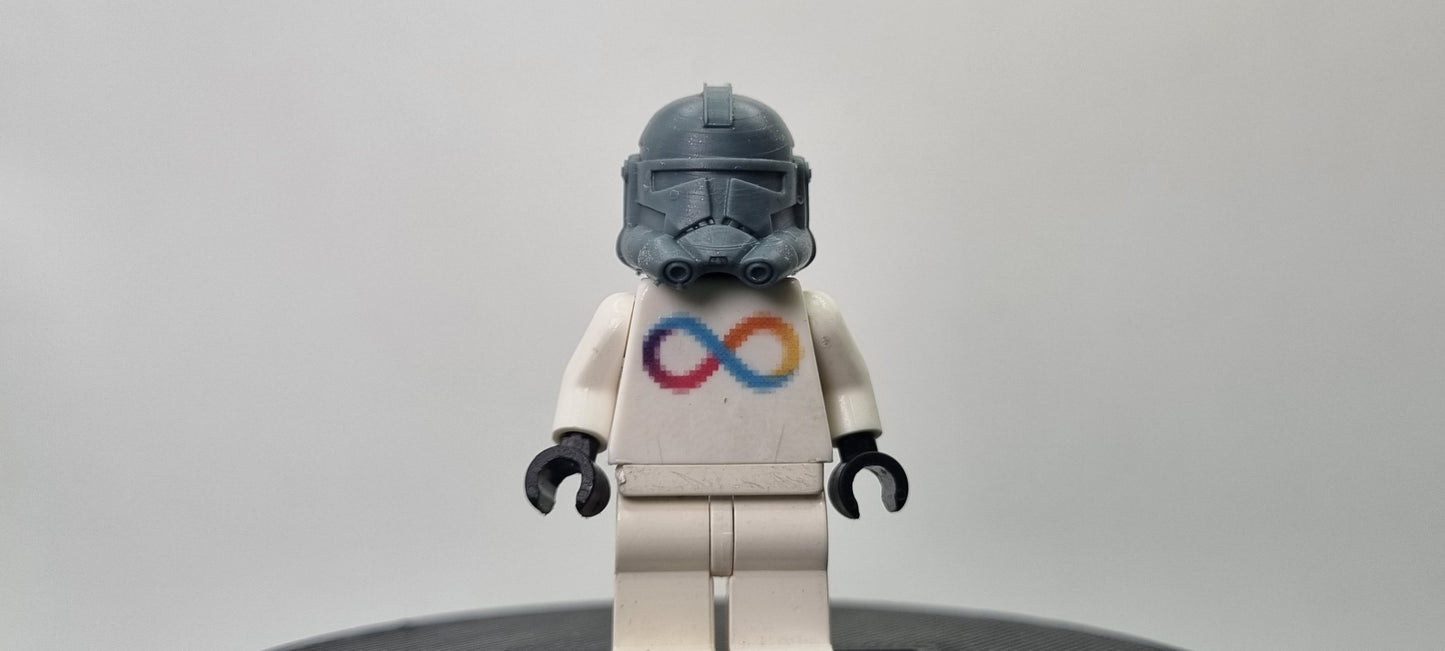 Building toy custom 3D printed galaxy wars second phase helmet! Printed in high resolution 12k!