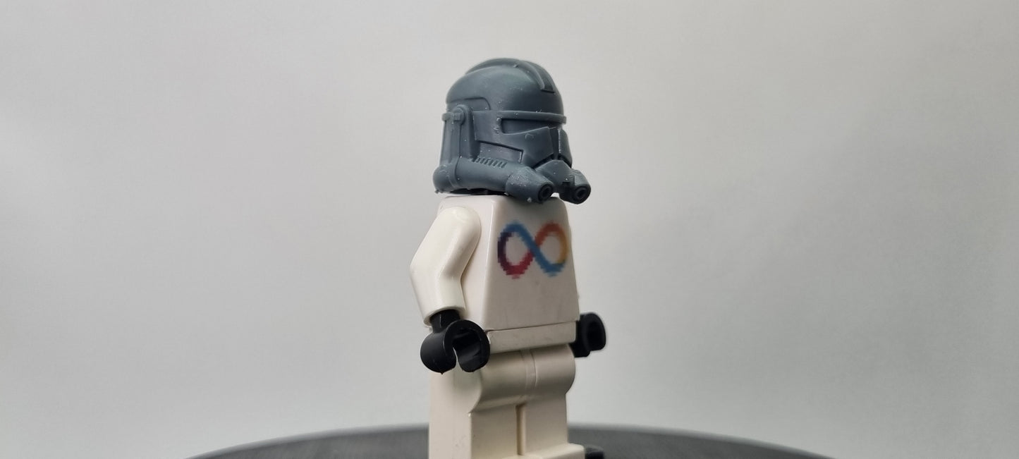 Building toy custom 3D printed galaxy wars second phase helmet! Printed in high resolution 12k!