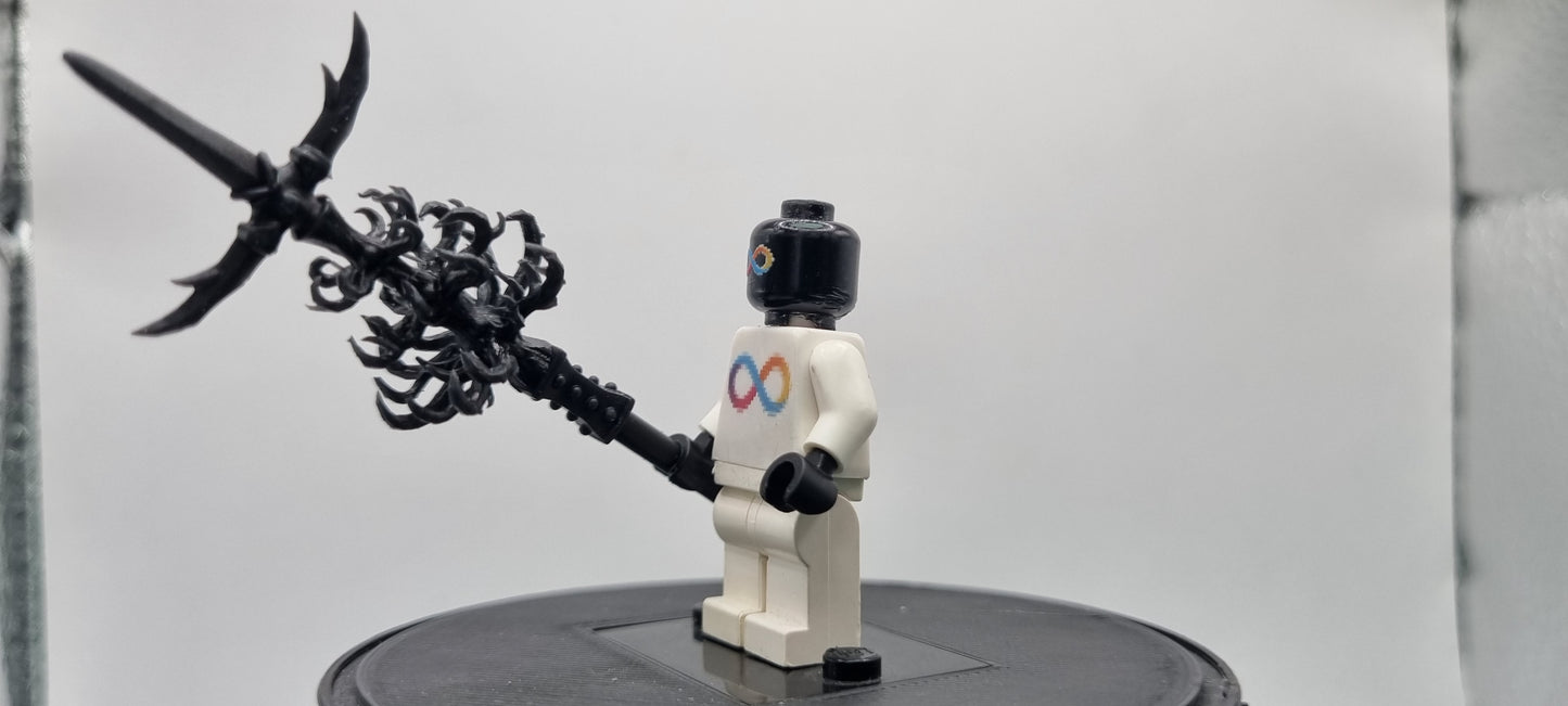 Building toy custom 3D printed elden warrior staff!