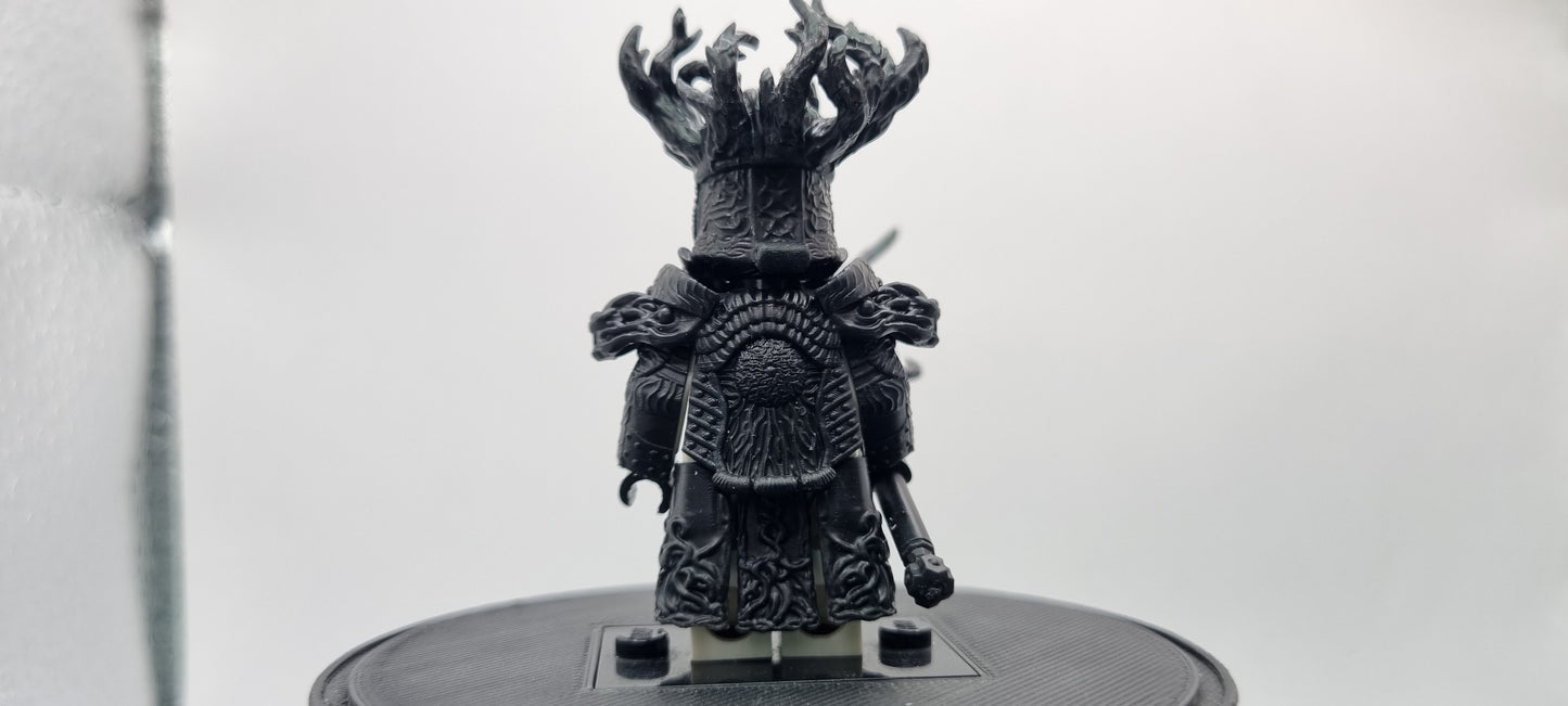 Building toy custom 3D printed elden warrior with staff!