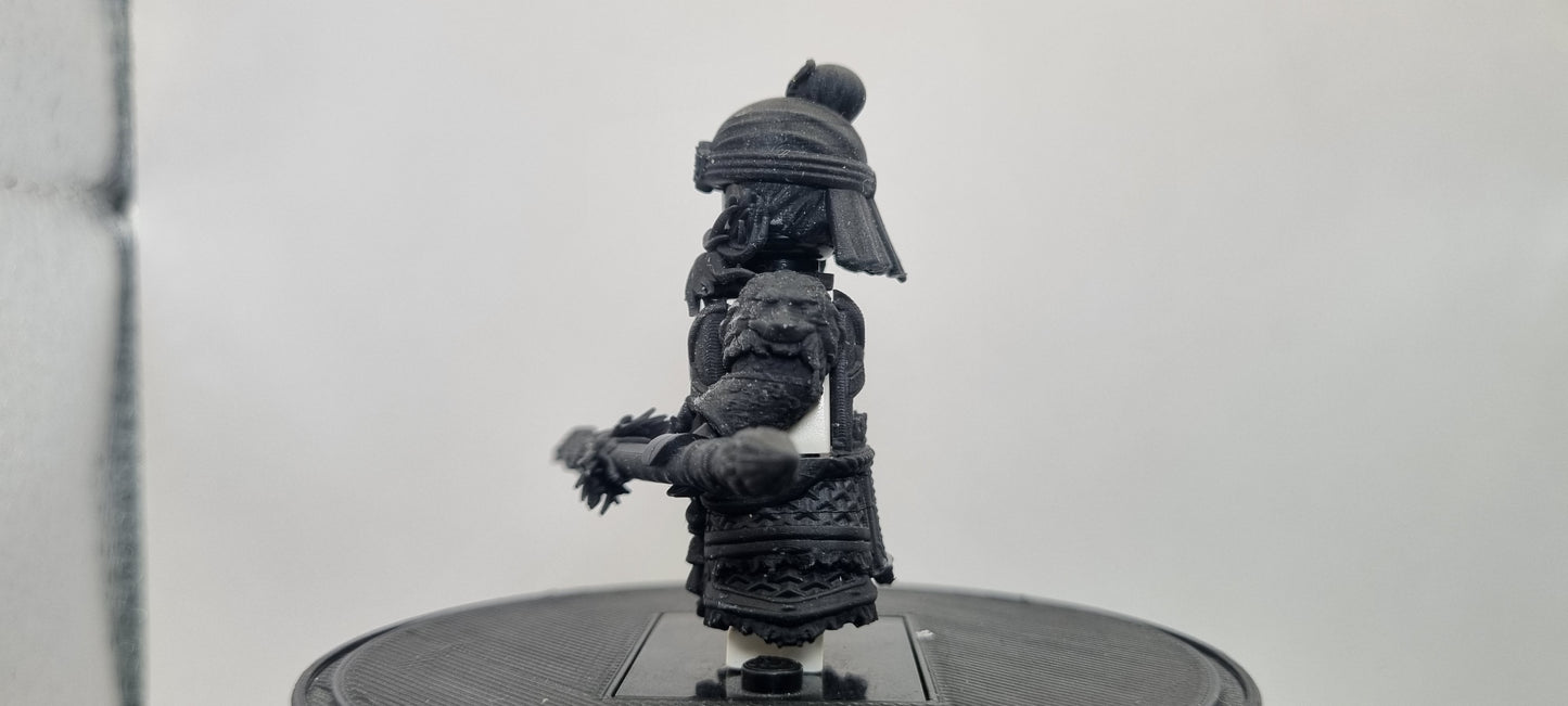 Building toy custom 3D printed Chinese warrior 2