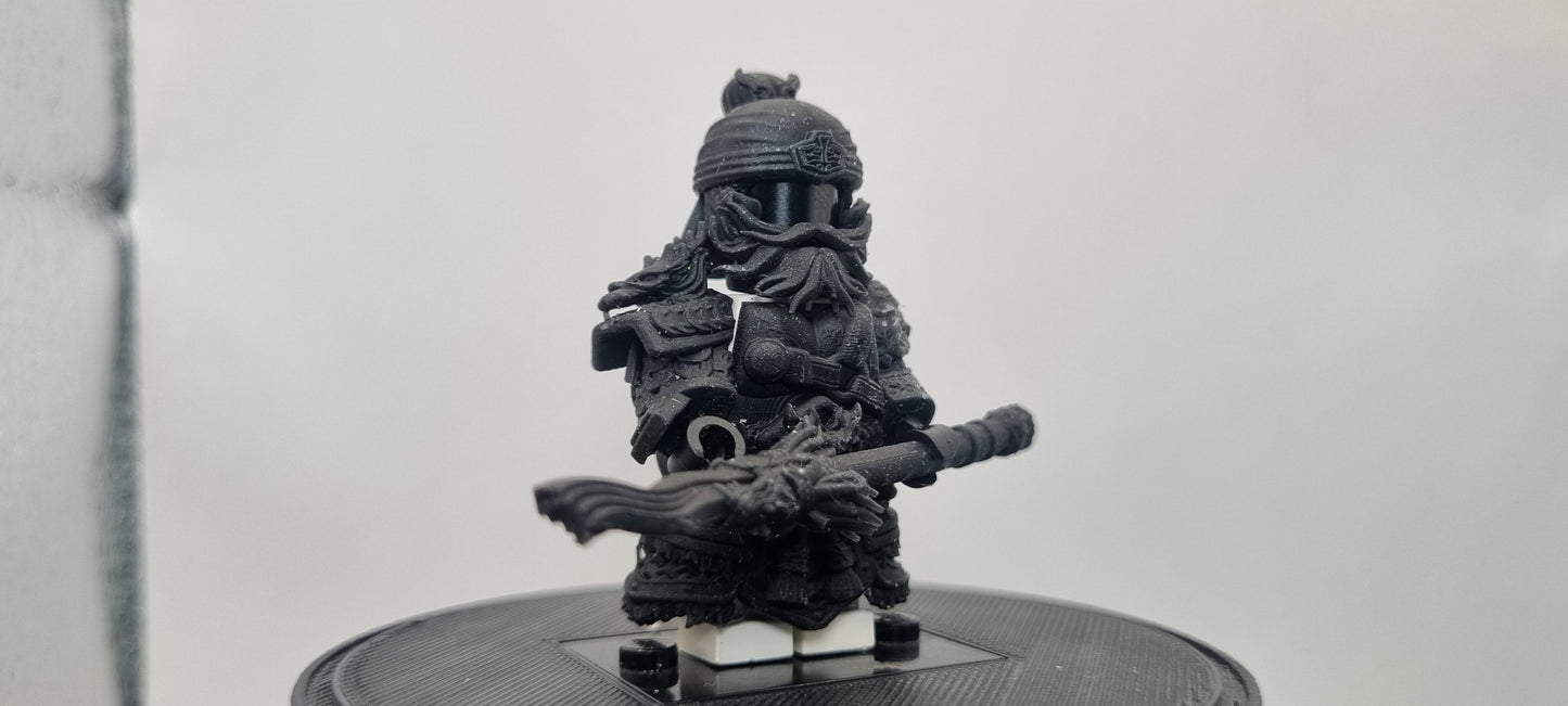 Building toy custom 3D printed Chinese warrior 2