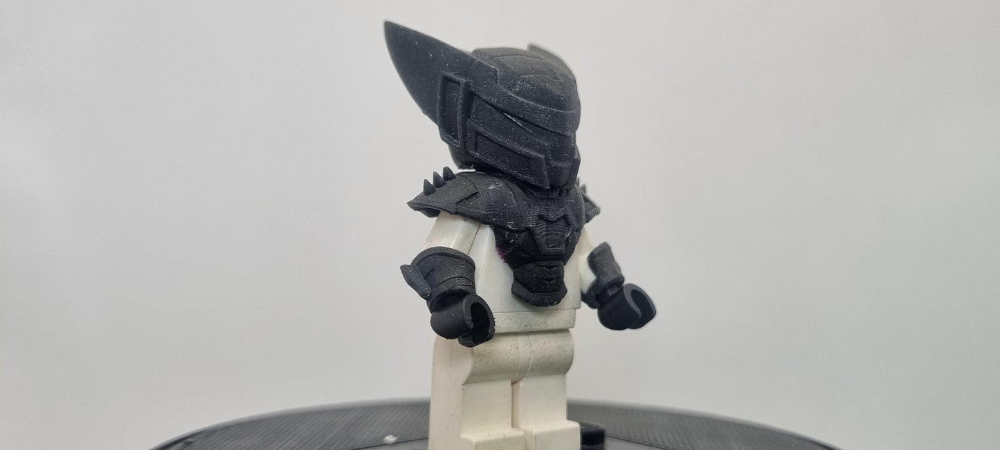 Building toy custom 3D printed armored cat with little robot friend!