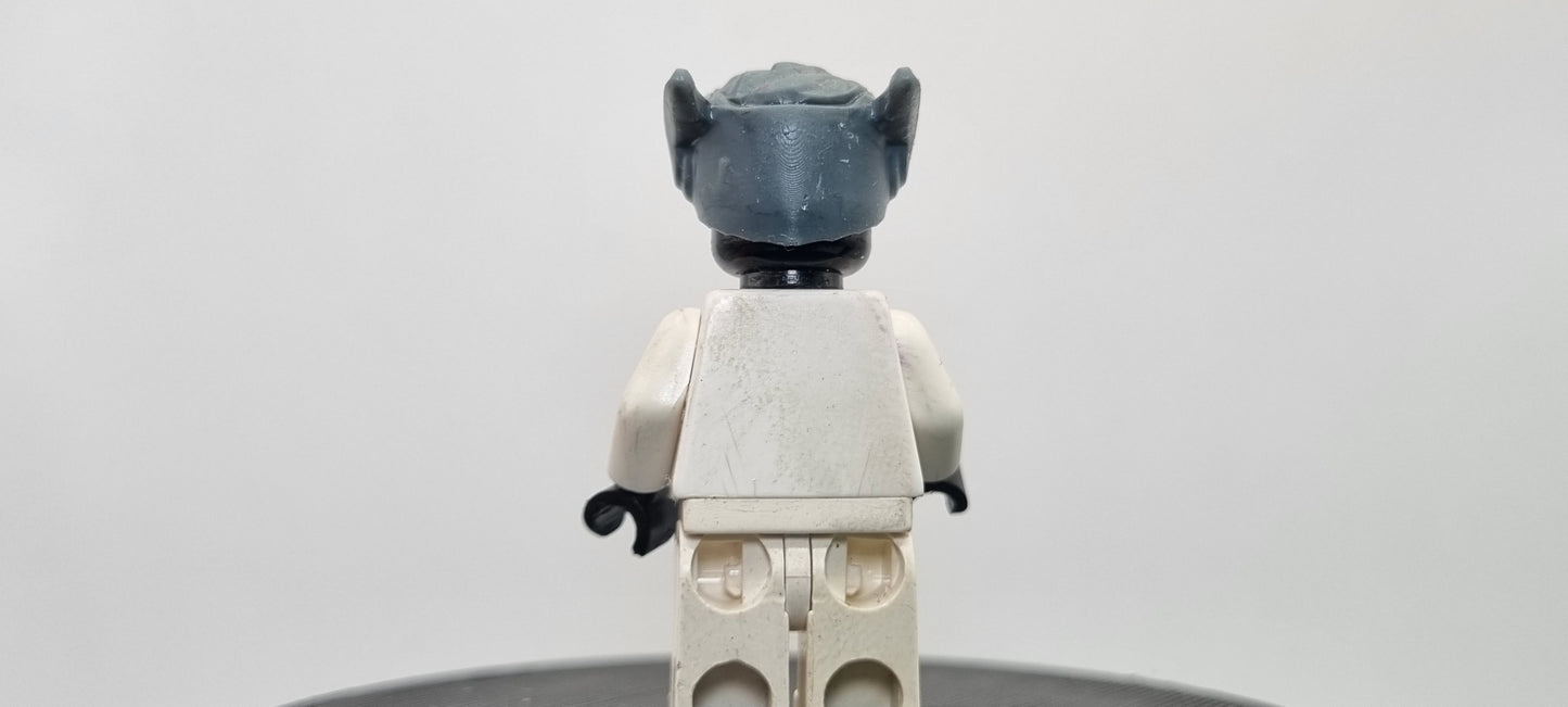 Building toy custom 3D printed super hero super fast hero runner with red hair by latofigs
