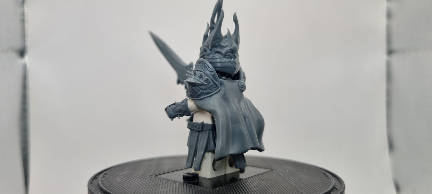 Building toy custom 3D printed wow female frost queen. Printed in 12k high resolution resin!