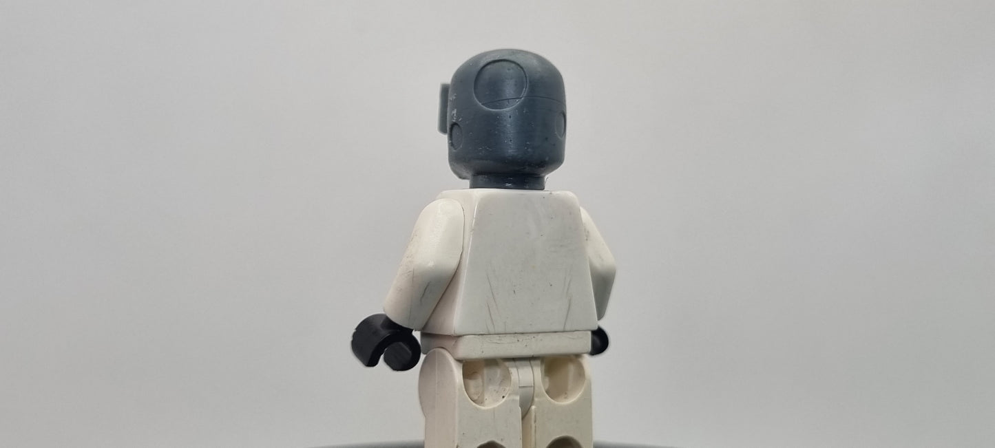 Building toy custom 3D printed super hero arachnid villain with black hole and hand in the mask by r_r_custom