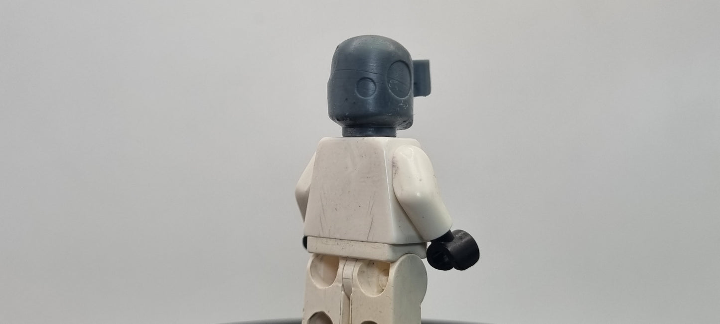 Building toy custom 3D printed super hero arachnid villain with black hole and hand in the mask by r_r_custom