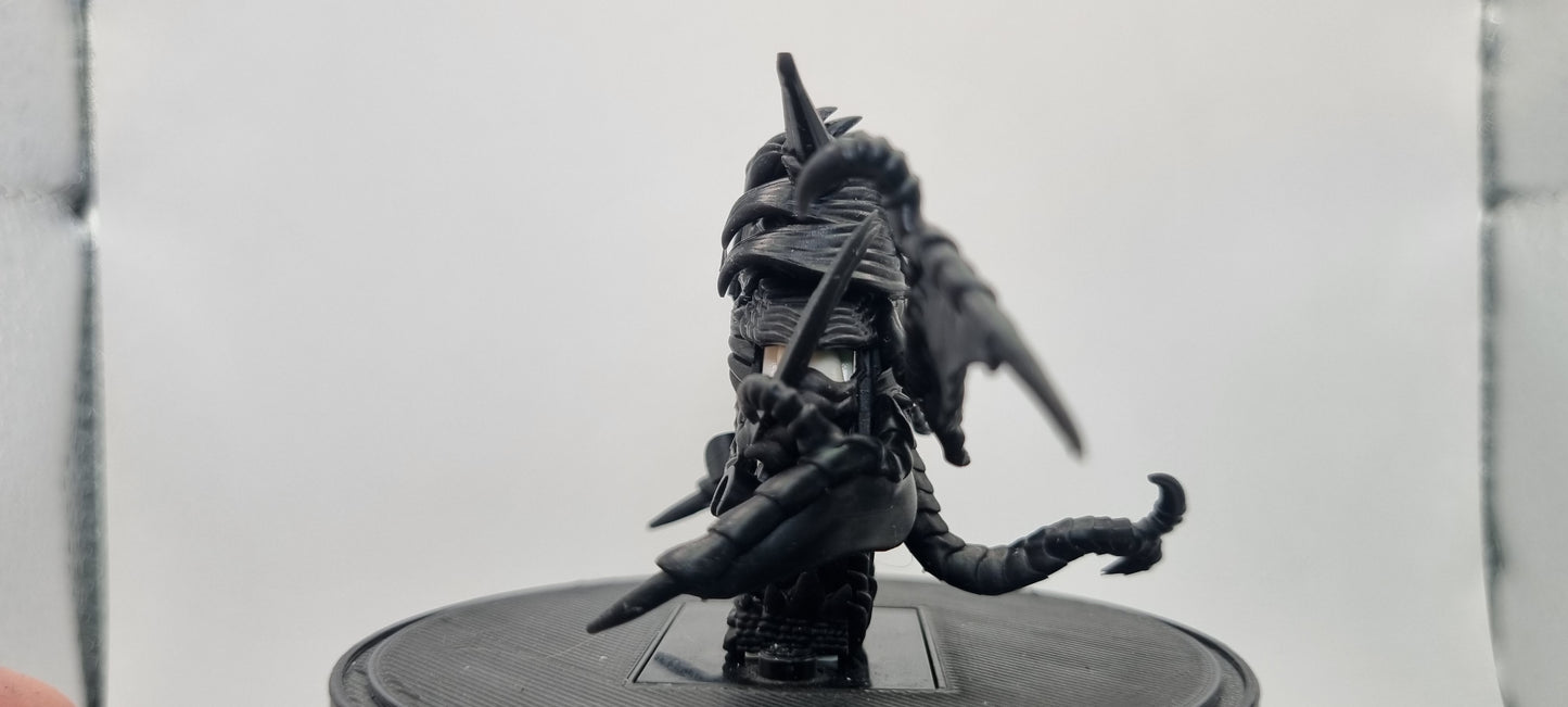 Building toy custom 3D printed lucifer that can cry demon form!