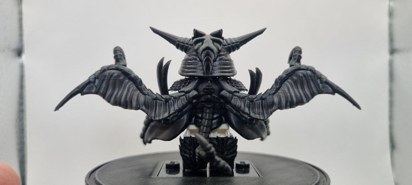 Building toy custom 3D printed lucifer that can cry demon form!