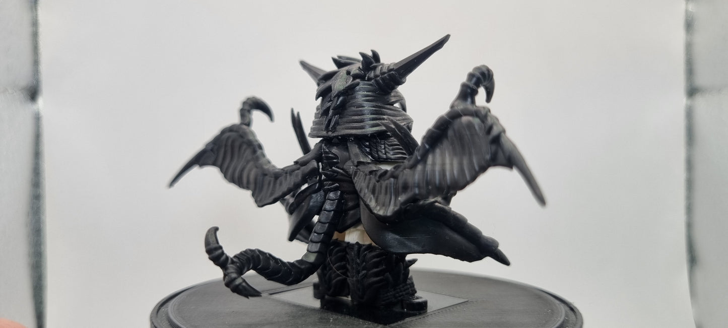Building toy custom 3D printed lucifer that can cry demon form!