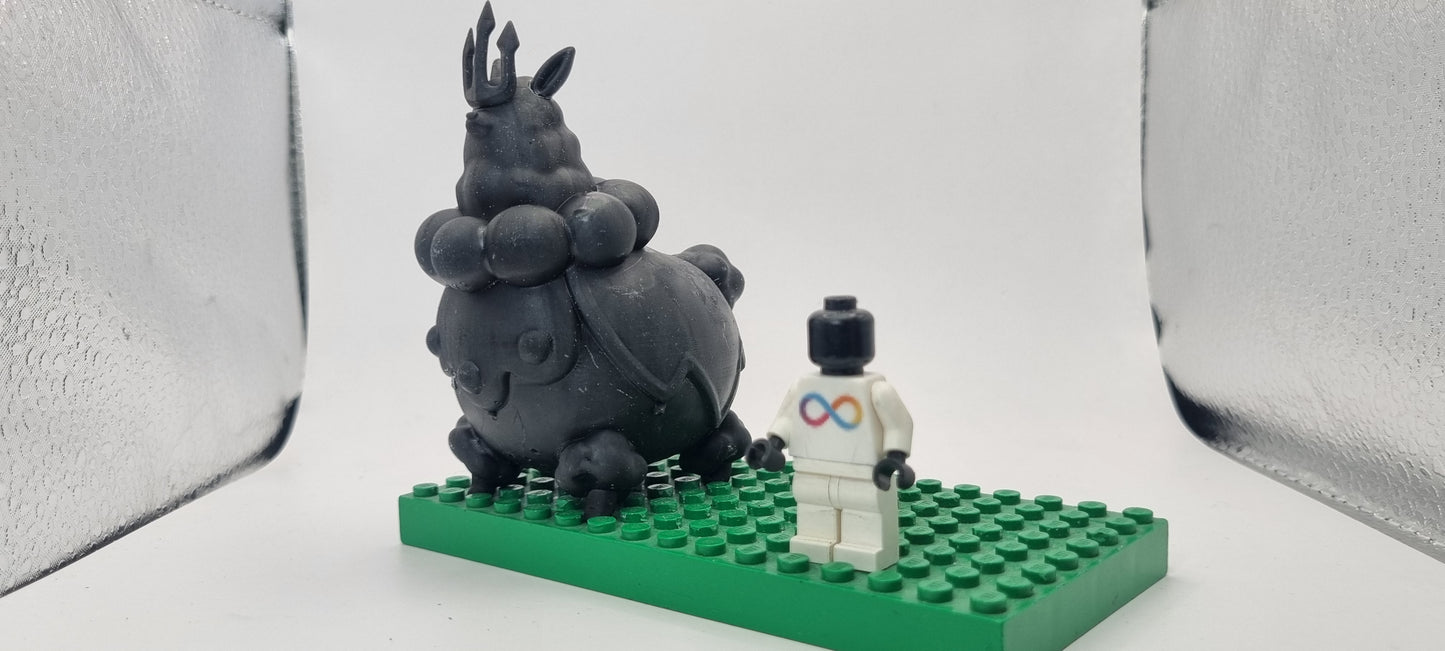 Building toy custom 3D printed knock off animals to catch sheep with a crown!