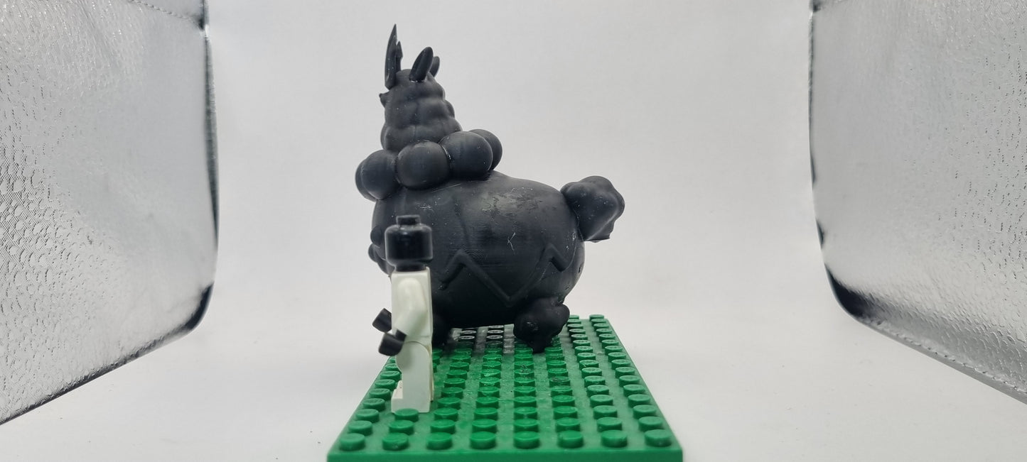 Building toy custom 3D printed knock off animals to catch sheep with a crown!