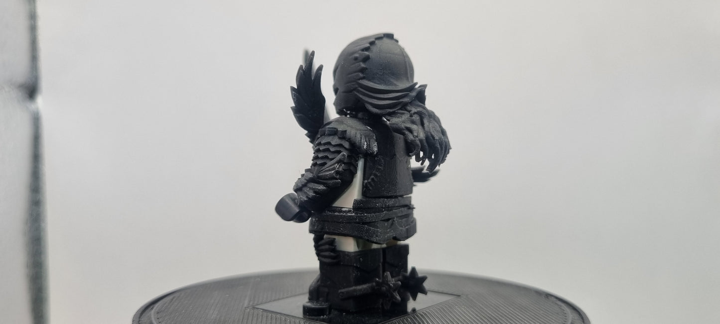 Building toy custom 3D printed winged dog warrior friend!