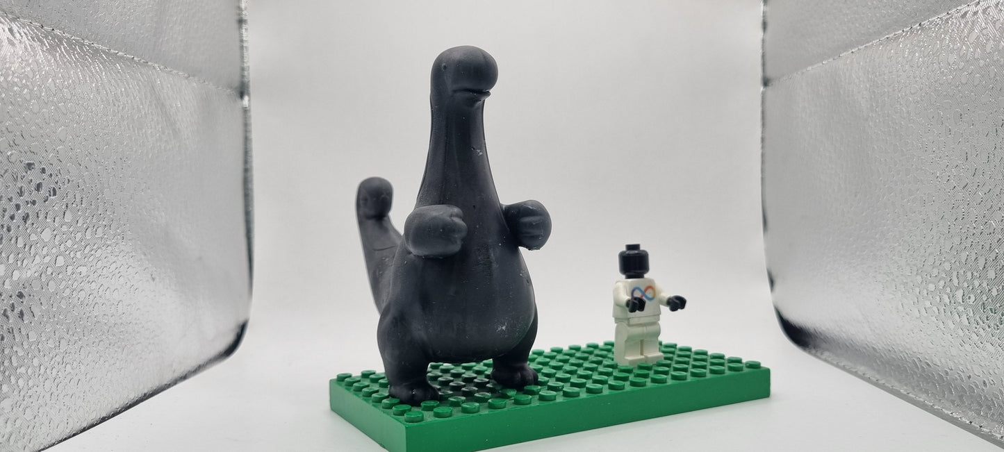 Building toy custom 3D printed knock of animal to catch dinosaur!