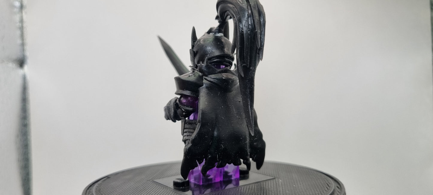 Building toy custom 3D printed the gamer one who controls shadows red knight 3