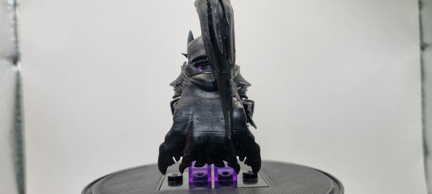 Building toy custom 3D printed the gamer one who controls shadows red knight 1