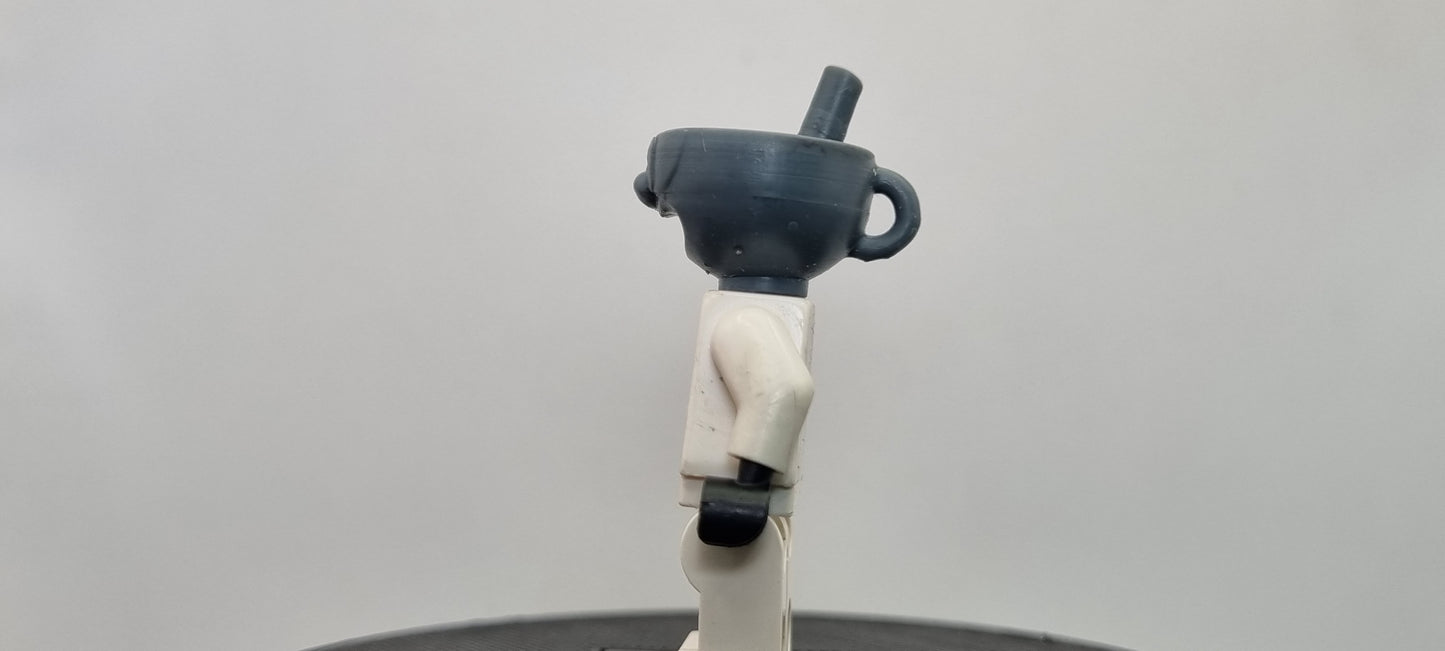 Building toy custom 3D printed beverage head sraight straw printed in 12k resin! 