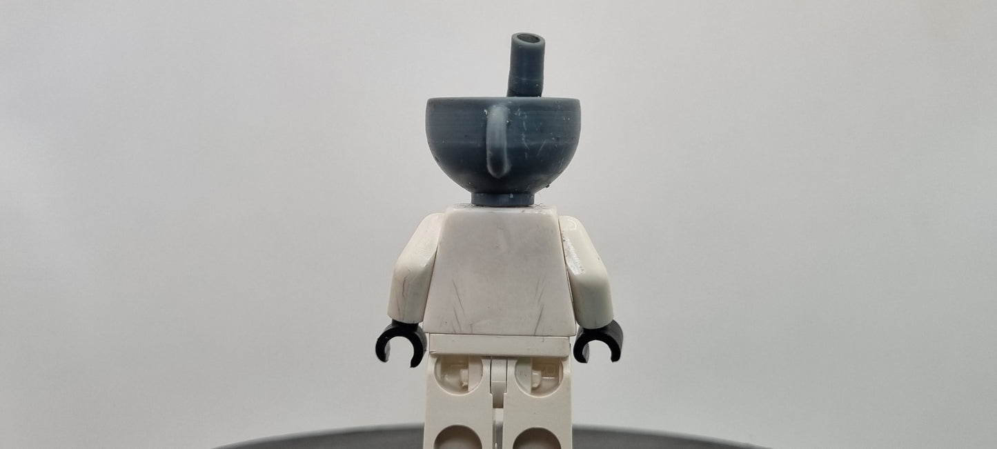 Building toy custom 3D printed beverage head sraight straw printed in 12k resin! 