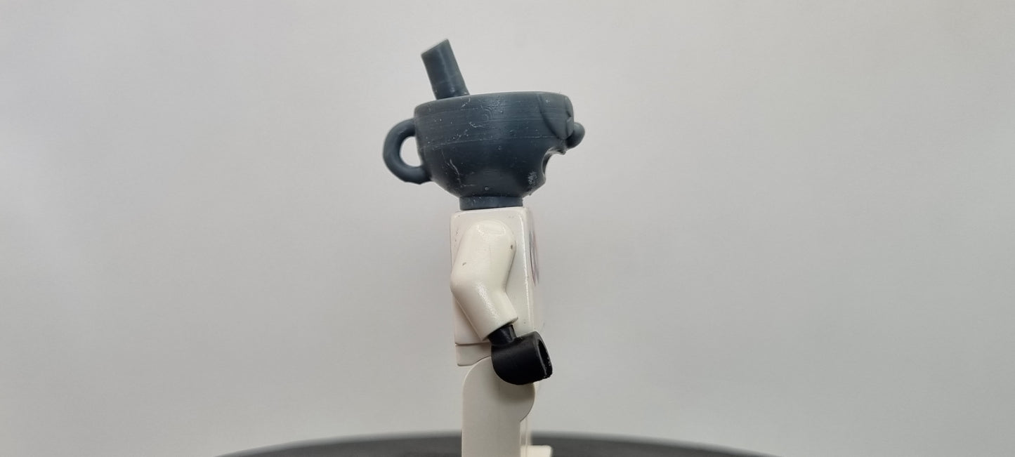 Building toy custom 3D printed beverage head sraight straw printed in 12k resin! 