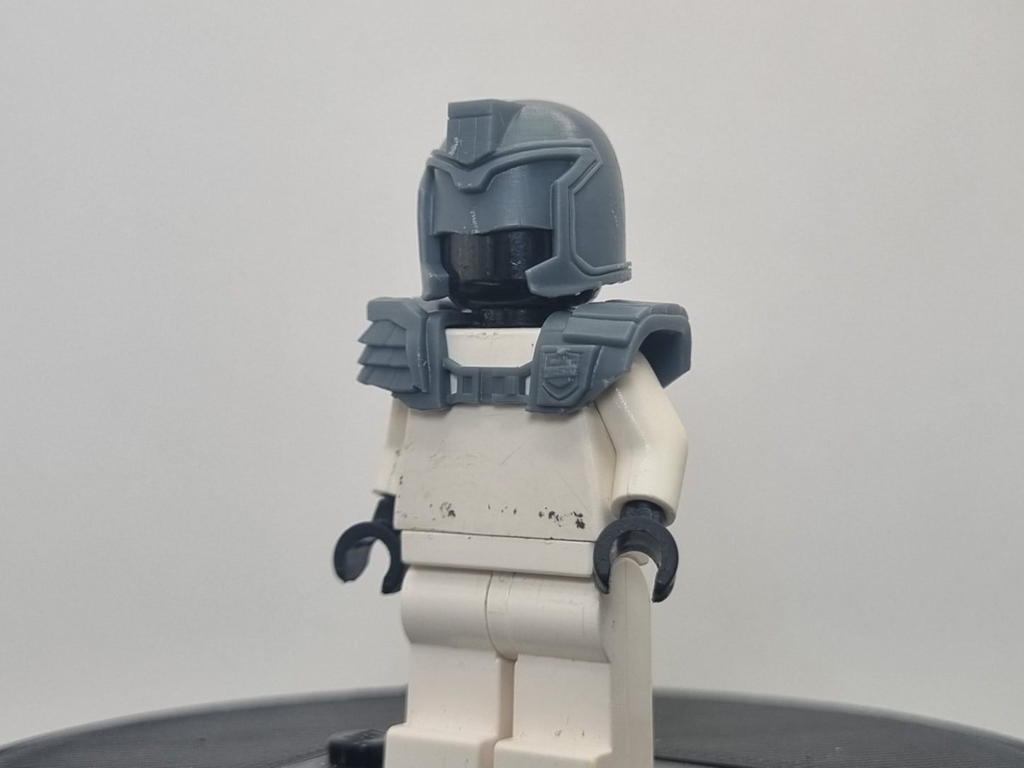Building toy custom 3D printed police warrior